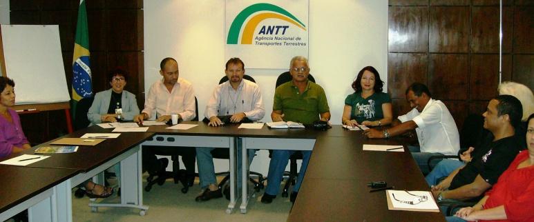 Foto: Reunião na ANTT do Rio de Janeiro (05/05/2008)
