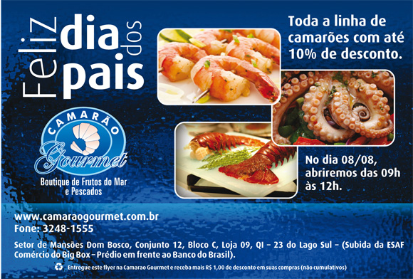 Promo��o Camar�o Goumert
